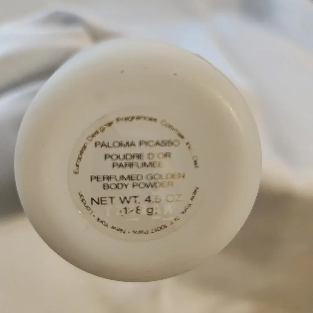 Paloma Picasso Powder Vase with Black Top - Picture 2 of 2